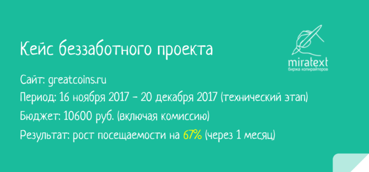 [Кейс] Рост посещаемости +67% через 1 месяц после исправления ошибок на сайте